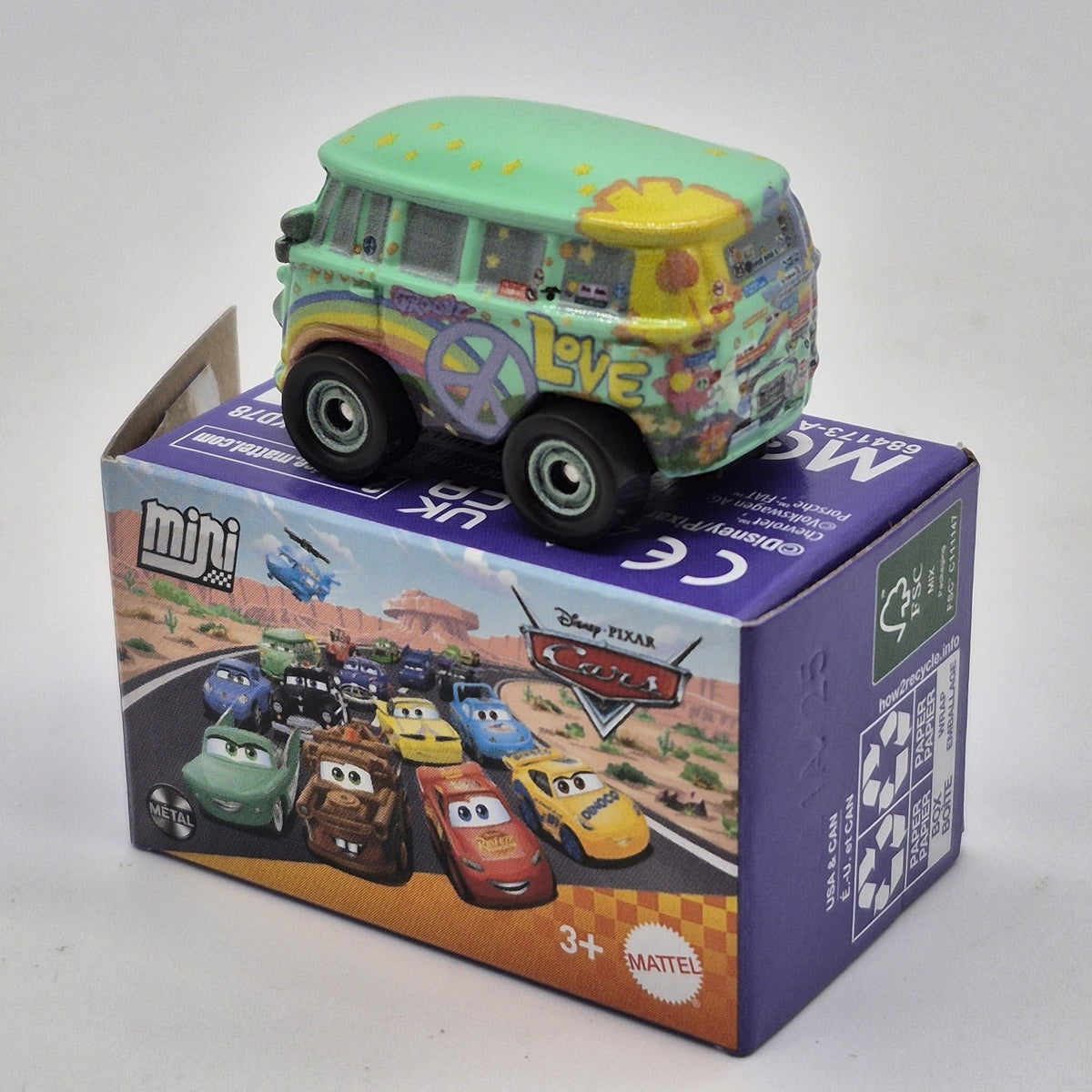 Fillmore Mini Disney Pixar Cars 2025 Diecast 1:87 Radiator Springs 1