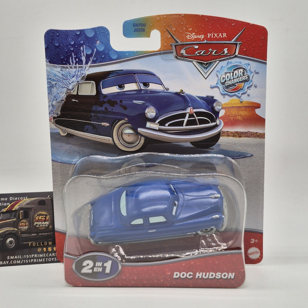 Doc Hudson 2026 Disney Pixar Cars Color Changers Toy Black And Blue0