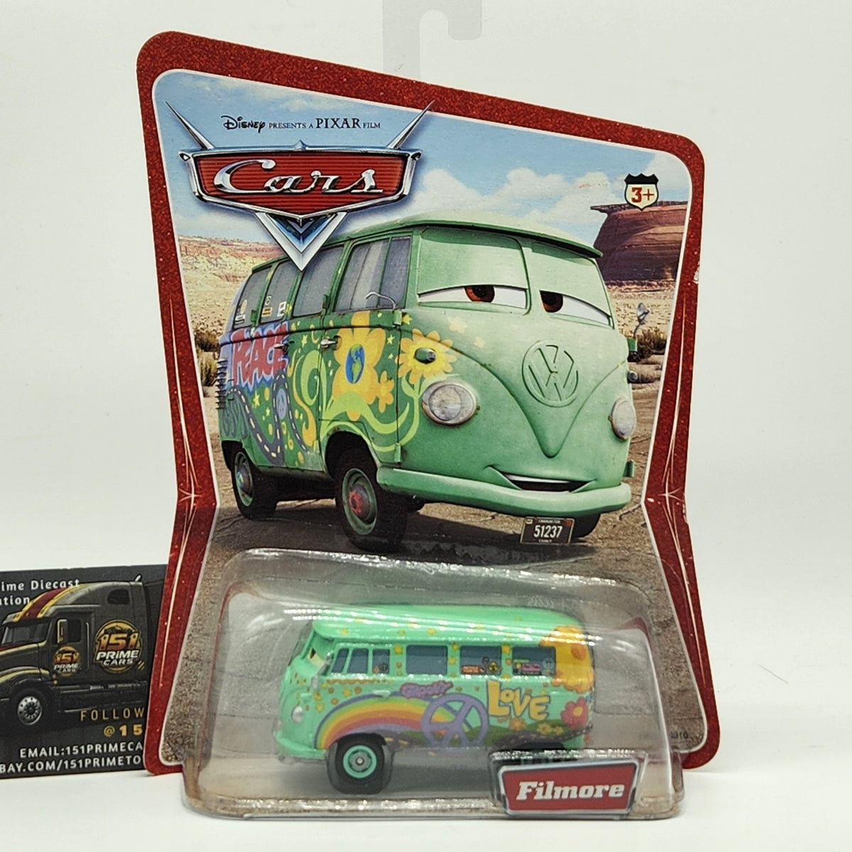 Disney Pixar Cars 2006 DESERT SERIES Fillmore   1:55 Scale Diecast Van0