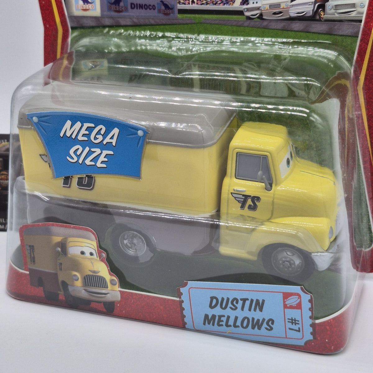 DISNEY THE WORLD OF CARS RACE O RAMA DUSTIN MELLOWS MEGA SIZE #7 New 20091