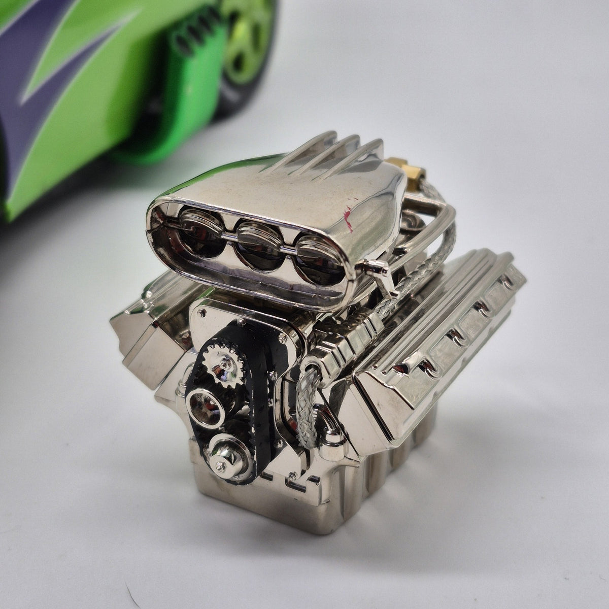 2012 Ridemakerz Lightning McQueen Cars 2 Disney Pixar Collectibke Custom Green 10