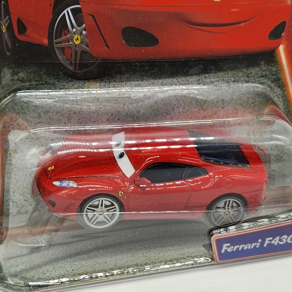 2007 Disney Pixar Cars Supercharged Ferrari F430 Mattel 1:55 Diecast Car1