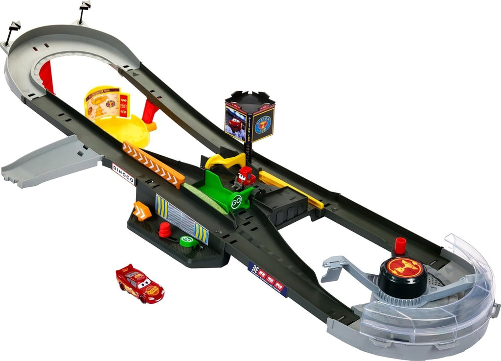 Piston Cup Action Speedway 2023 Disney Pixar Cars Playset 1:55 Mattel Toy1