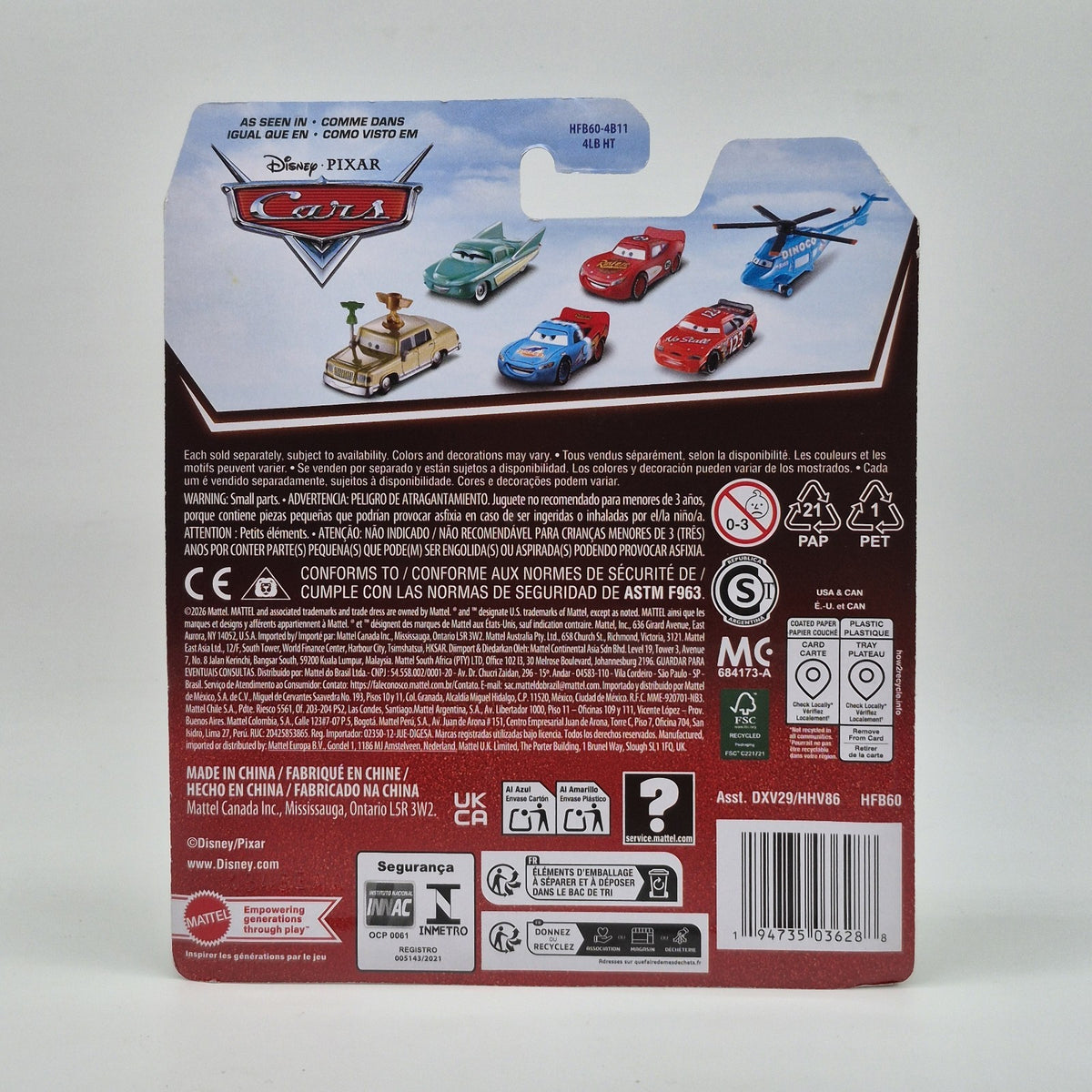 Dexter Hoover 20th Anniversary Disney Pixar Cars 1:55 Diecast 20262