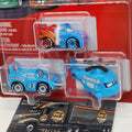 Disney Pixar Cars Mini Racers Team Dinoco. Transforming McQueen Helicopter King0