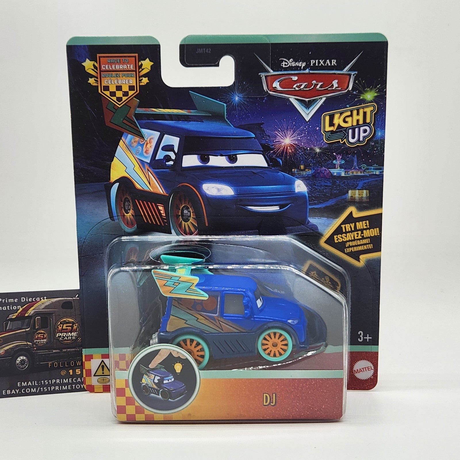 Disney Pixar Cars 2026 Race to Celebrate LIGHT UP DJ 0
