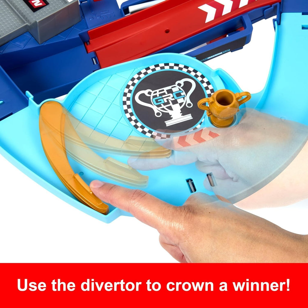Disney Pixar Cars 2024 GRC Jumping Raceway Playset Global Racers Cup 1:55 Mattel3