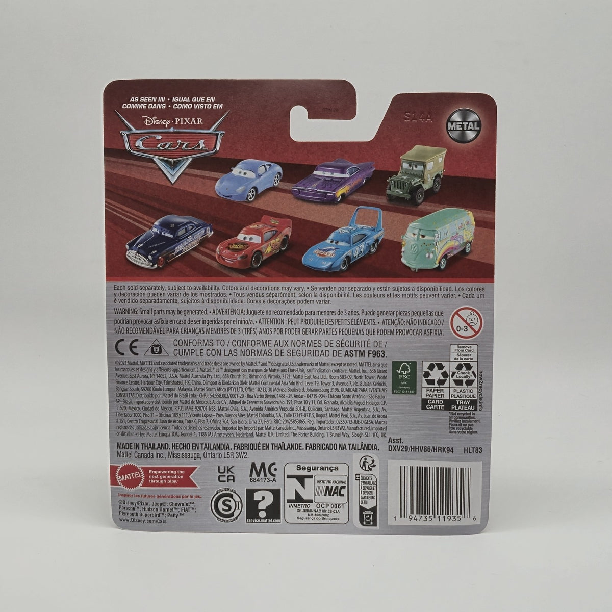 Mater 2023 Disney Pixar Cars 1:55 Diecast HLT832