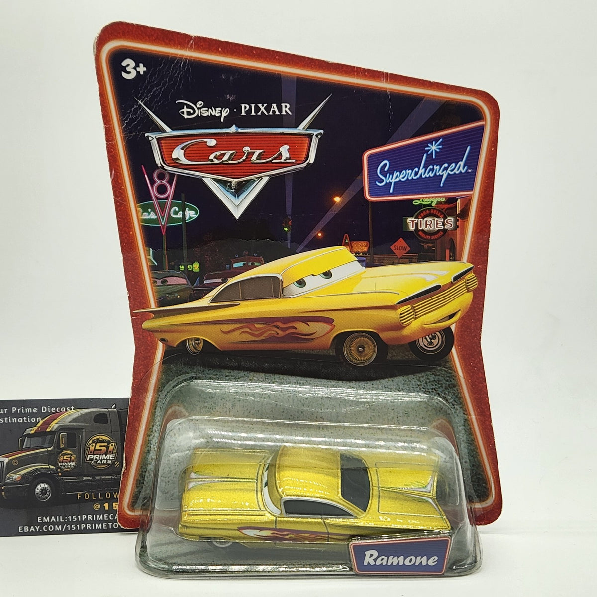 Disney Pixar Cars Supercharged 2007 Ramone Yellow 1:55 Mattel0