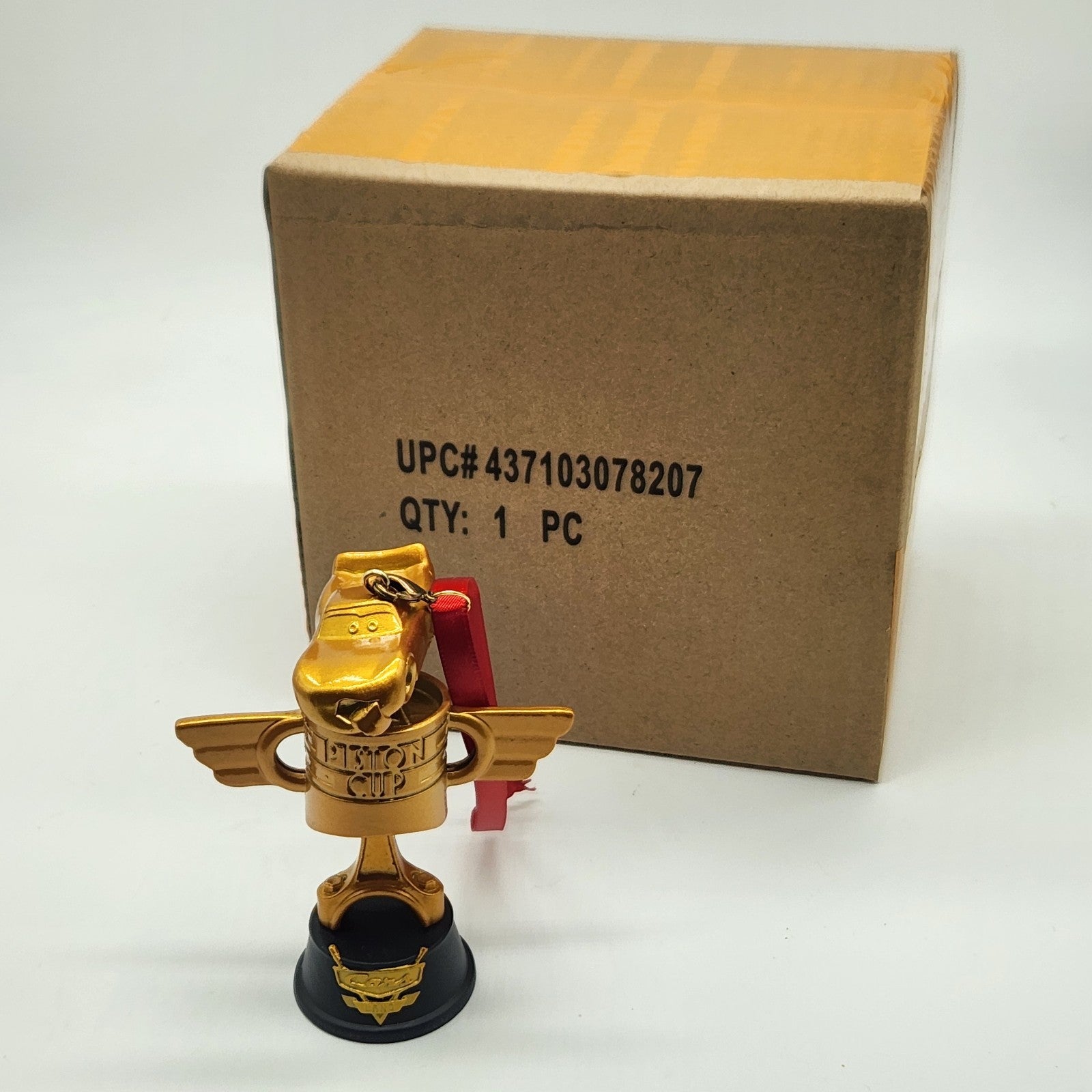 Disney Store Piston Cup Christmas Ornament 2025 NEW IN BOX Lightning Mcqueen 1