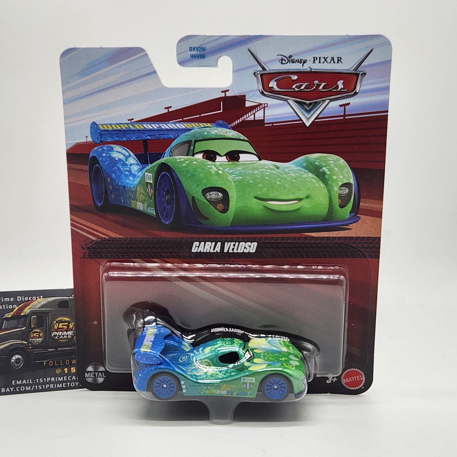 Carla Veloso World Grand Prix 2026 Disney Pixar Cars 1:55 New Diecast0