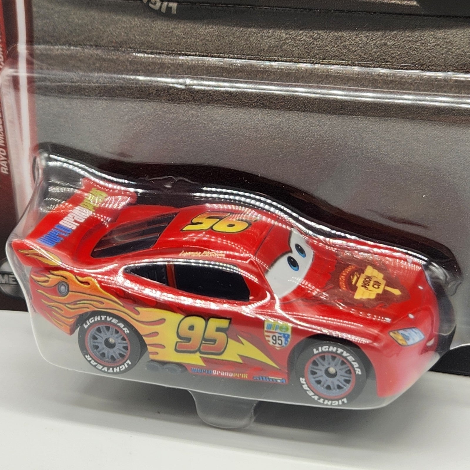 20th Anniversary Disney Pixar Cars Lightning McQueen Racing Wheels   FLM20 1