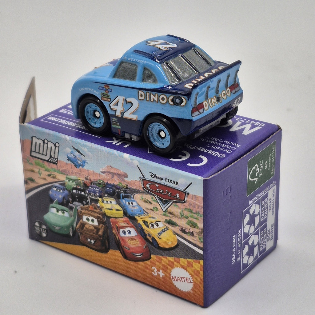 Cal Weathers Dinoco Disney Pixar Cars Mini Racers 1:87 Diecast Car Piston Cup1