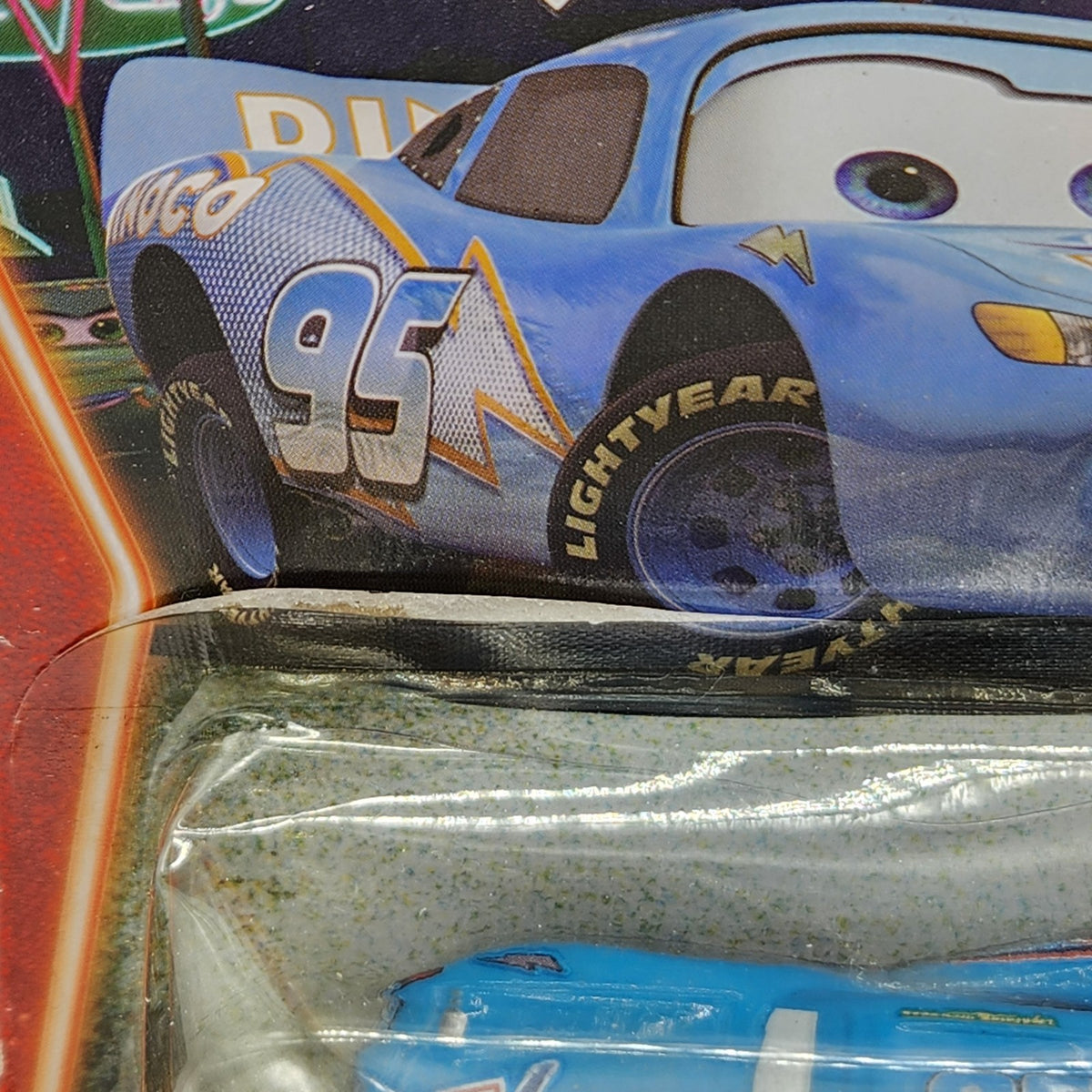 2007 Mattel Disney Pixar Cars Supercharged Diecast 1:55 Dinoco McQueen Mattel2