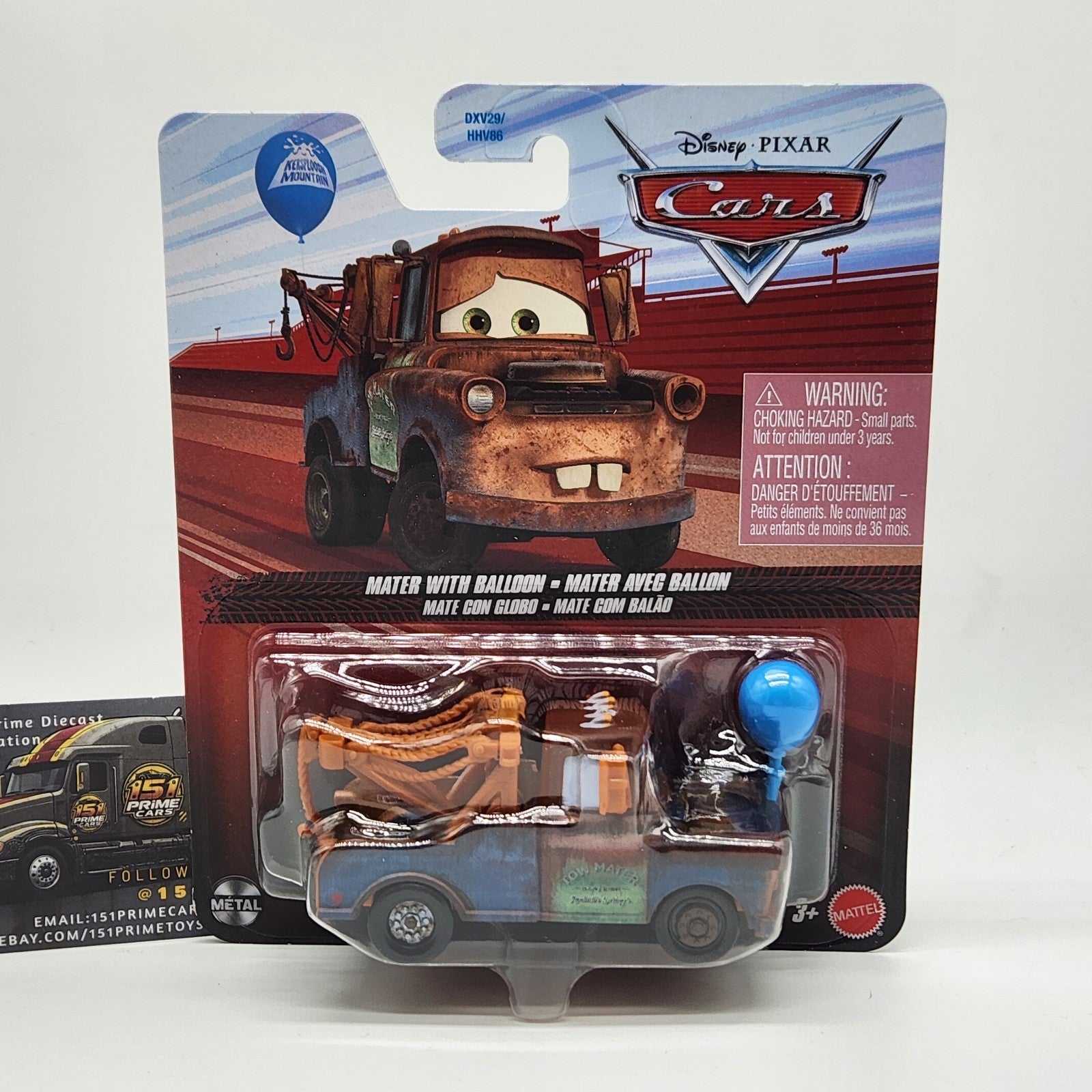 Mater With Ballon Disney Pixar Cars Diecast Mattel 1:55 2026 0