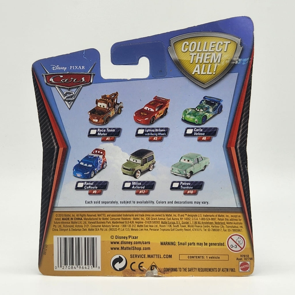 PETROV TRUNKOV 2010 Disney Pixar Cars 2 Diecast 1:55 Mattel2