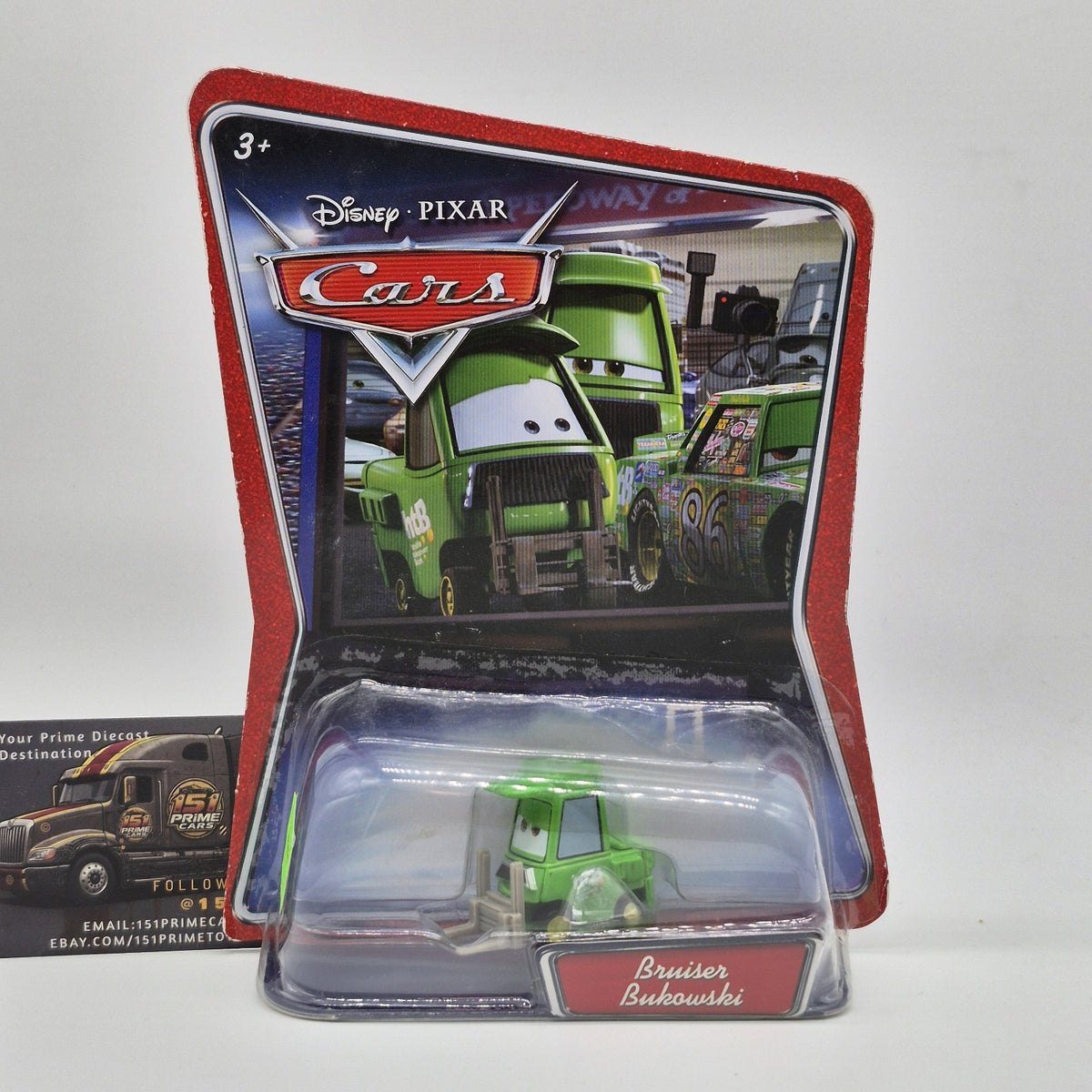 Disney Pixar Cars Bruiser Bukowski 1:55 Diecast Mattel0