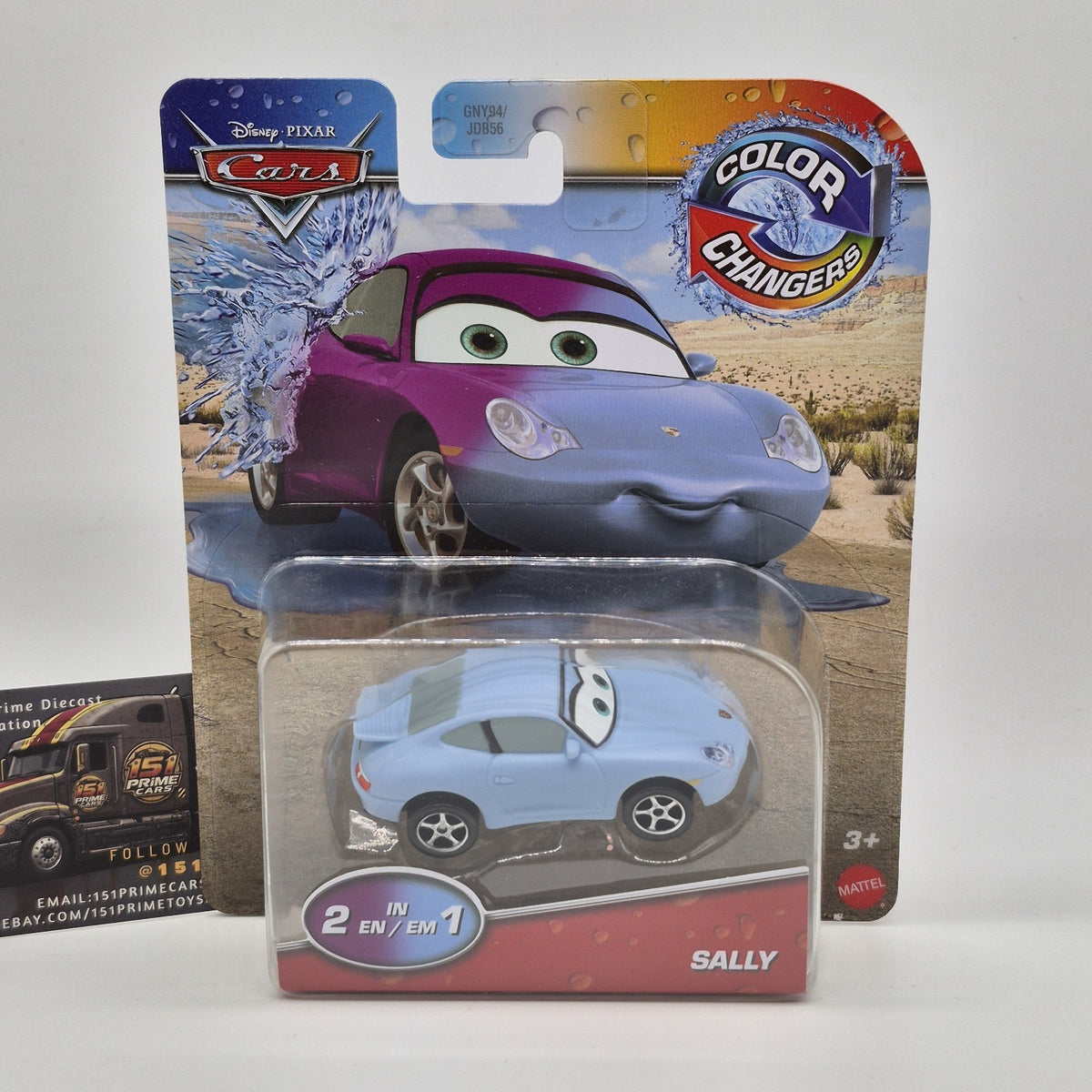 Sally Color Changers Disney Pixar Cars 1:55 Plastic Toy 20250