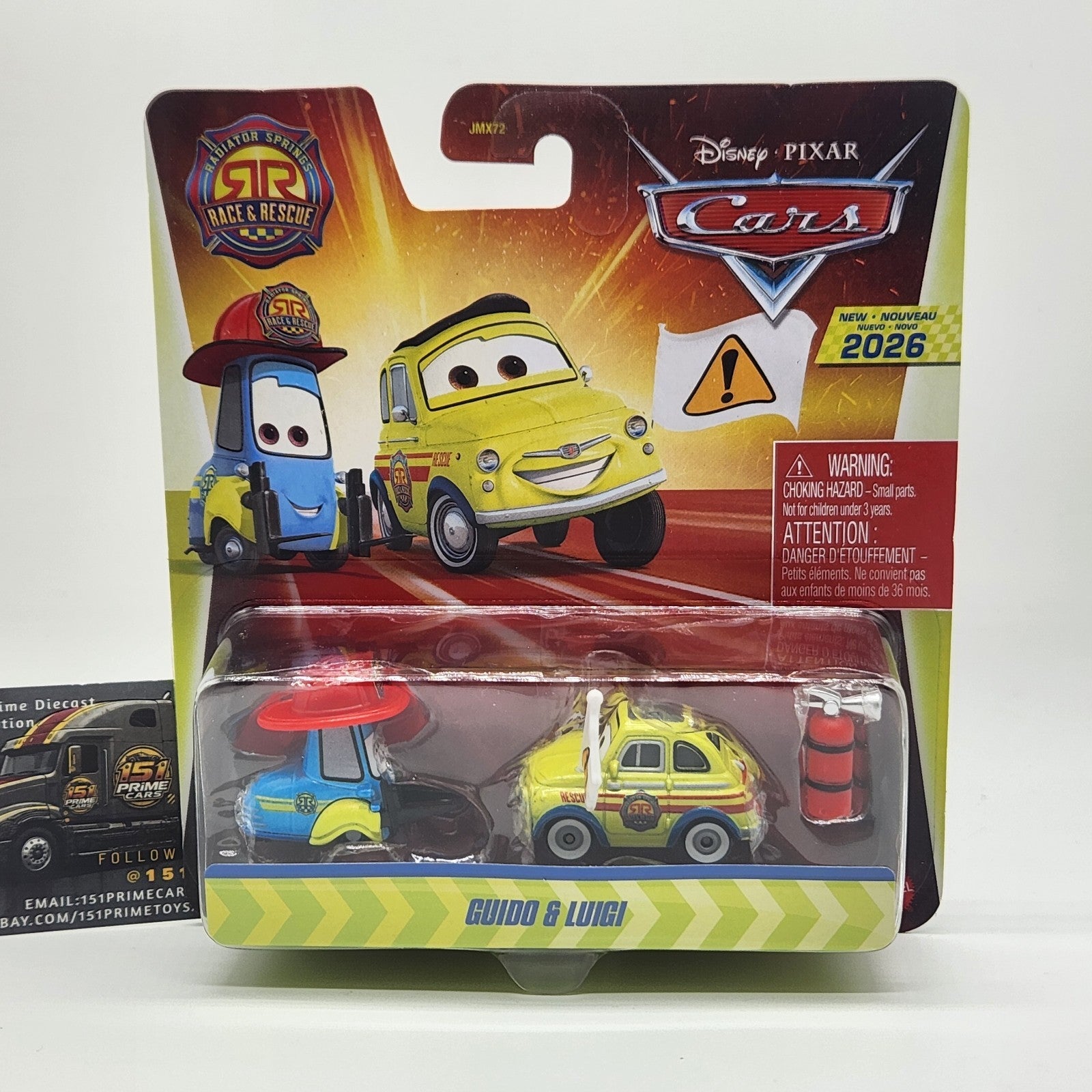 2026 Disney Pixar Cars   Race & Rescue   GUIDO & LUIGI   1:550