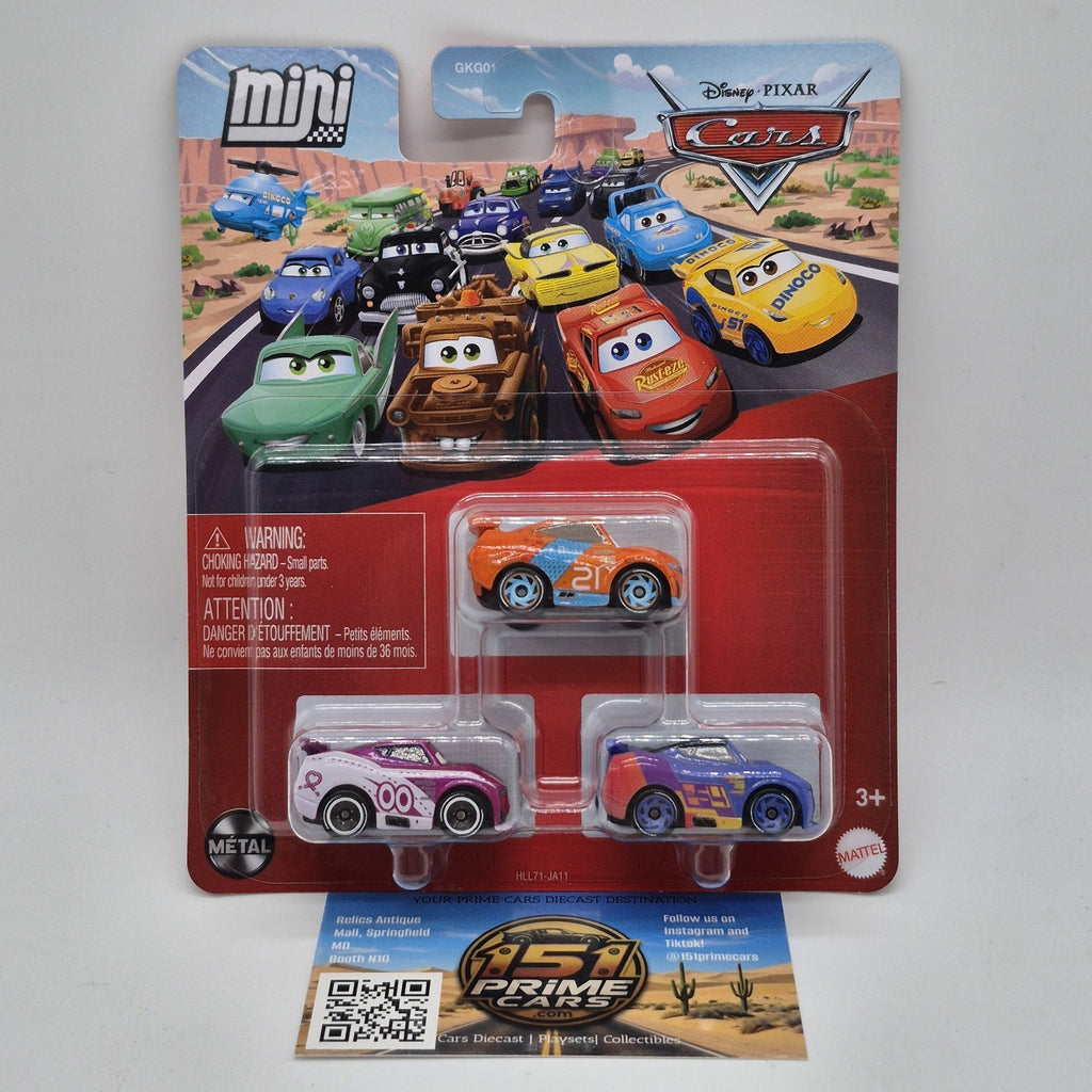 Flip Dover Pink Barry Depedal Ryan Laney 3 Pack Disney Pixar Cars Mini 20261