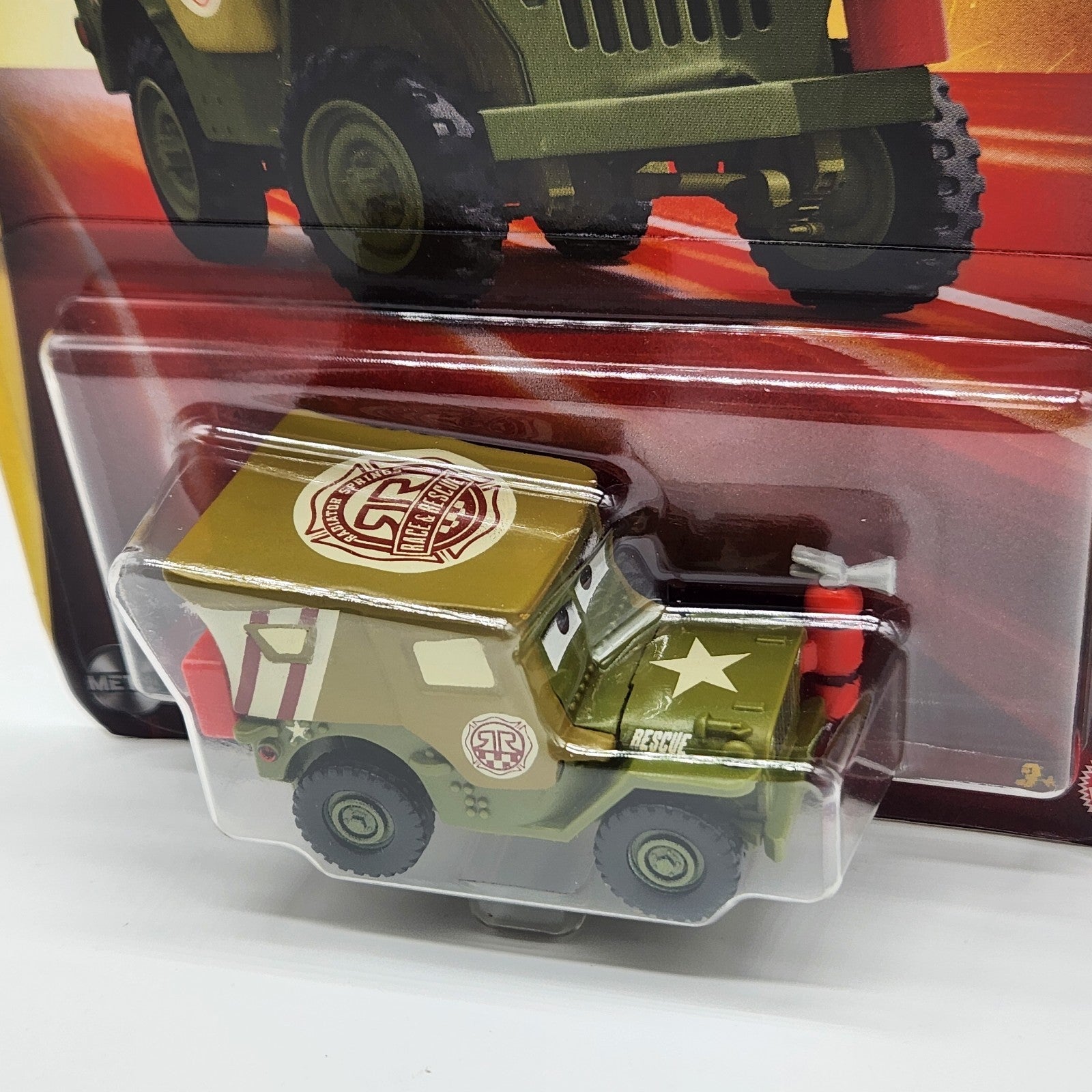 Disney Pixar Cars Radiator Springs Race & Rescue Sarge 1:55 Diecast Mattel Car1