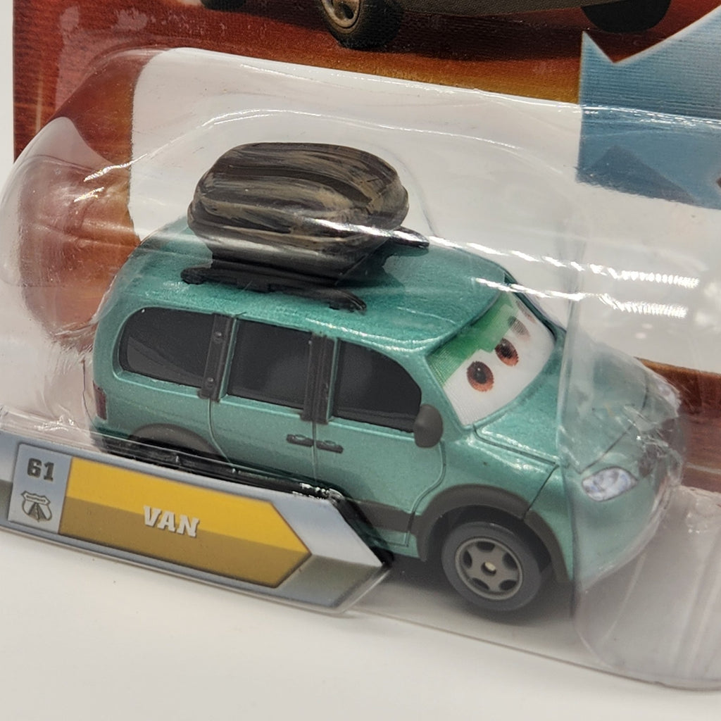 Disney Pixar CARS Movie 1:55 Die Cast Van #61 w/ Lenticular Eyes! 2008 Mattel1