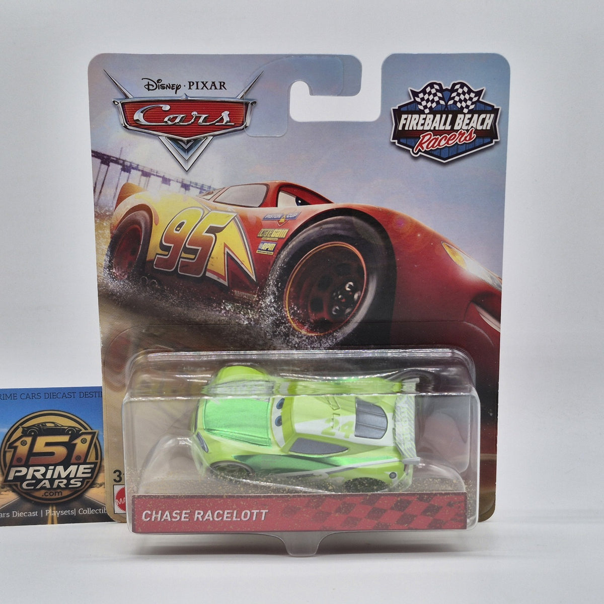 2018 Fireball Beach Racers Chase Racelott Disney Pixar Cars 1:55 Diecast New0