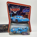 The King 2007 Supercharged Dinoco Strip Weathers Disney Pixar Cars 1:55 Mattel0