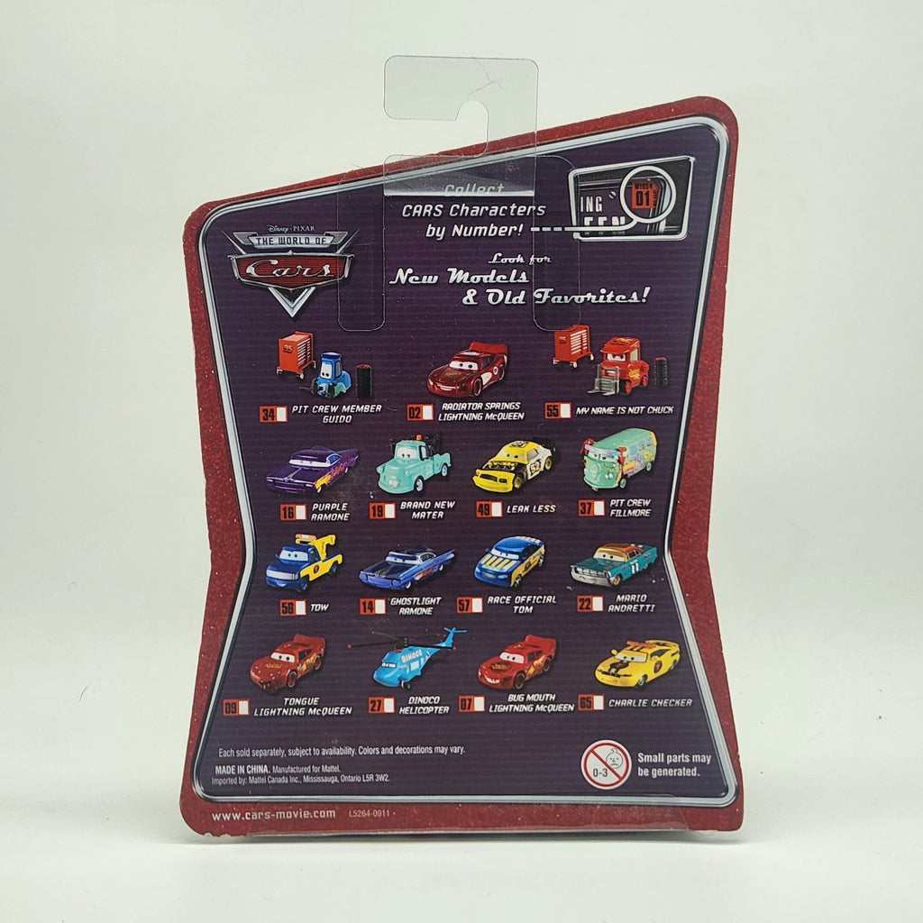 Disney Pixar Cars World of Cars 2008 Series 1 Leak Less Diecast Claude Scruggs2