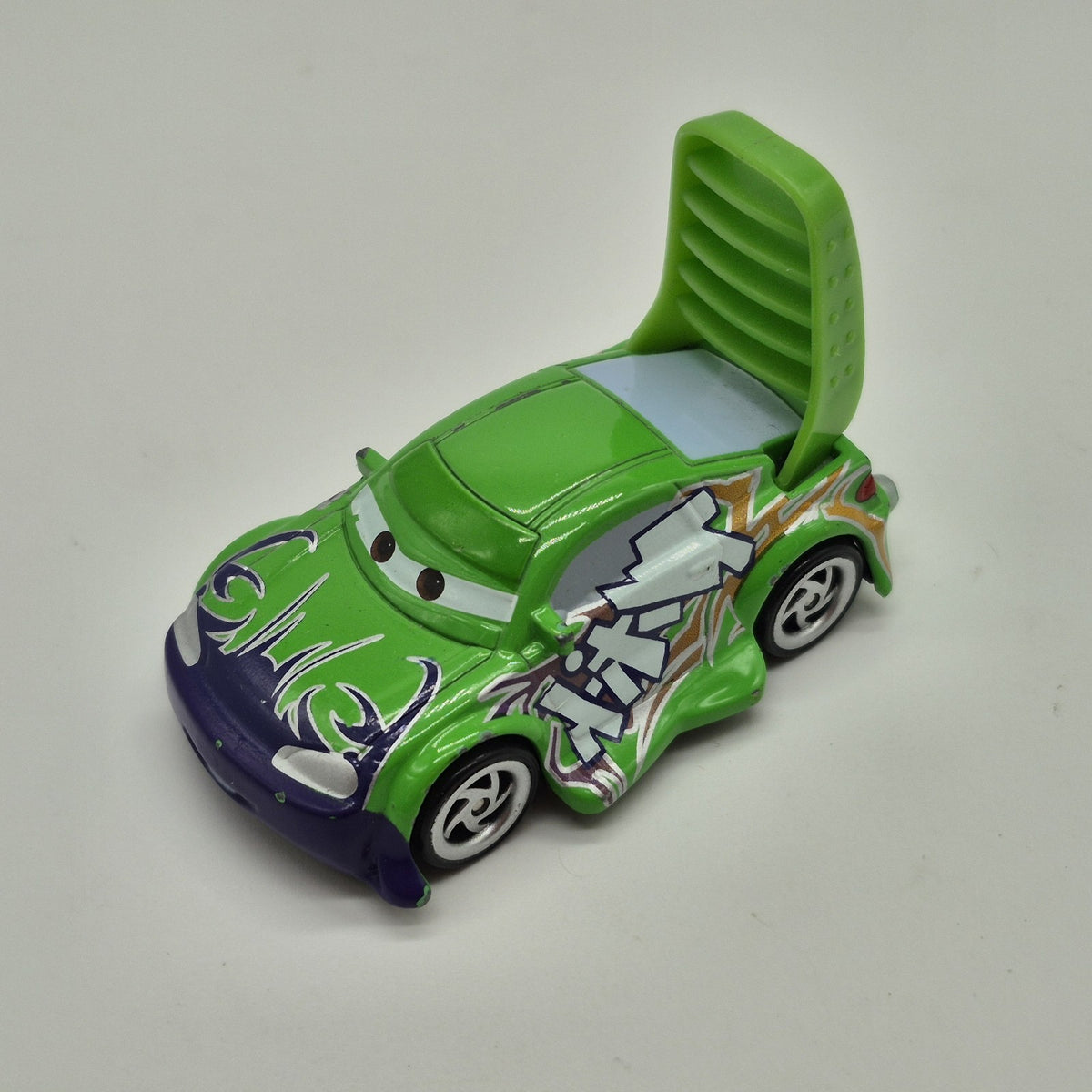 Wingo Disney Pixar Cars 1:55 Loose Diecast Car Green Purple China 8