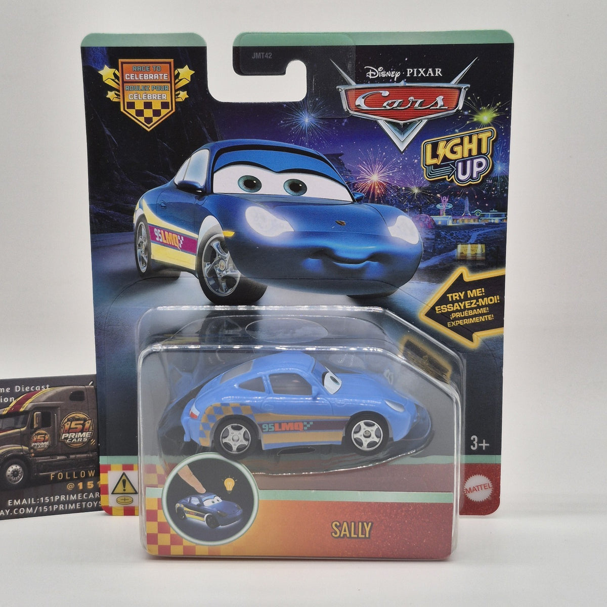 Disney Pixar Cars Light Up - Race To Celebrate - Sally 2026 0