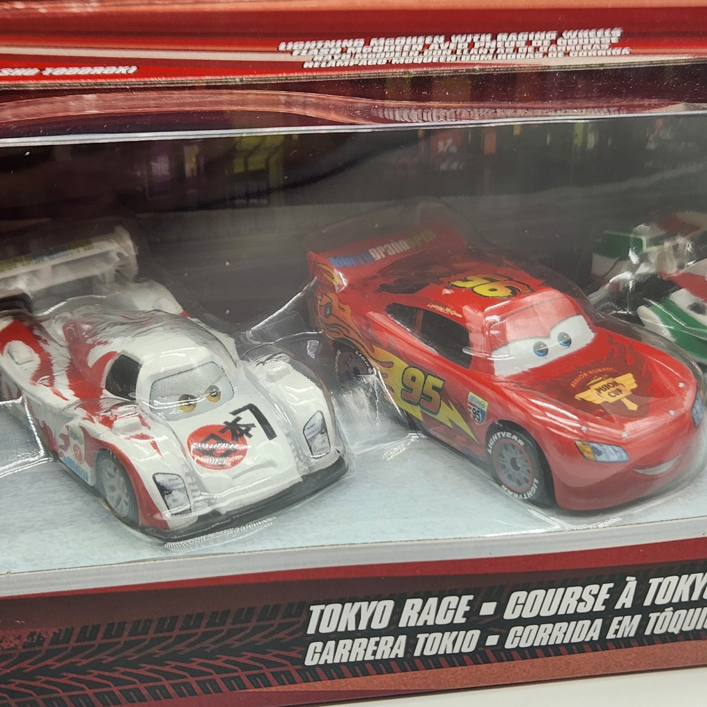 Disney Pixar Cars TOKYO RACE 5 Pack Diecast Cars SHU, Jeff, Nigel Mattel 20262