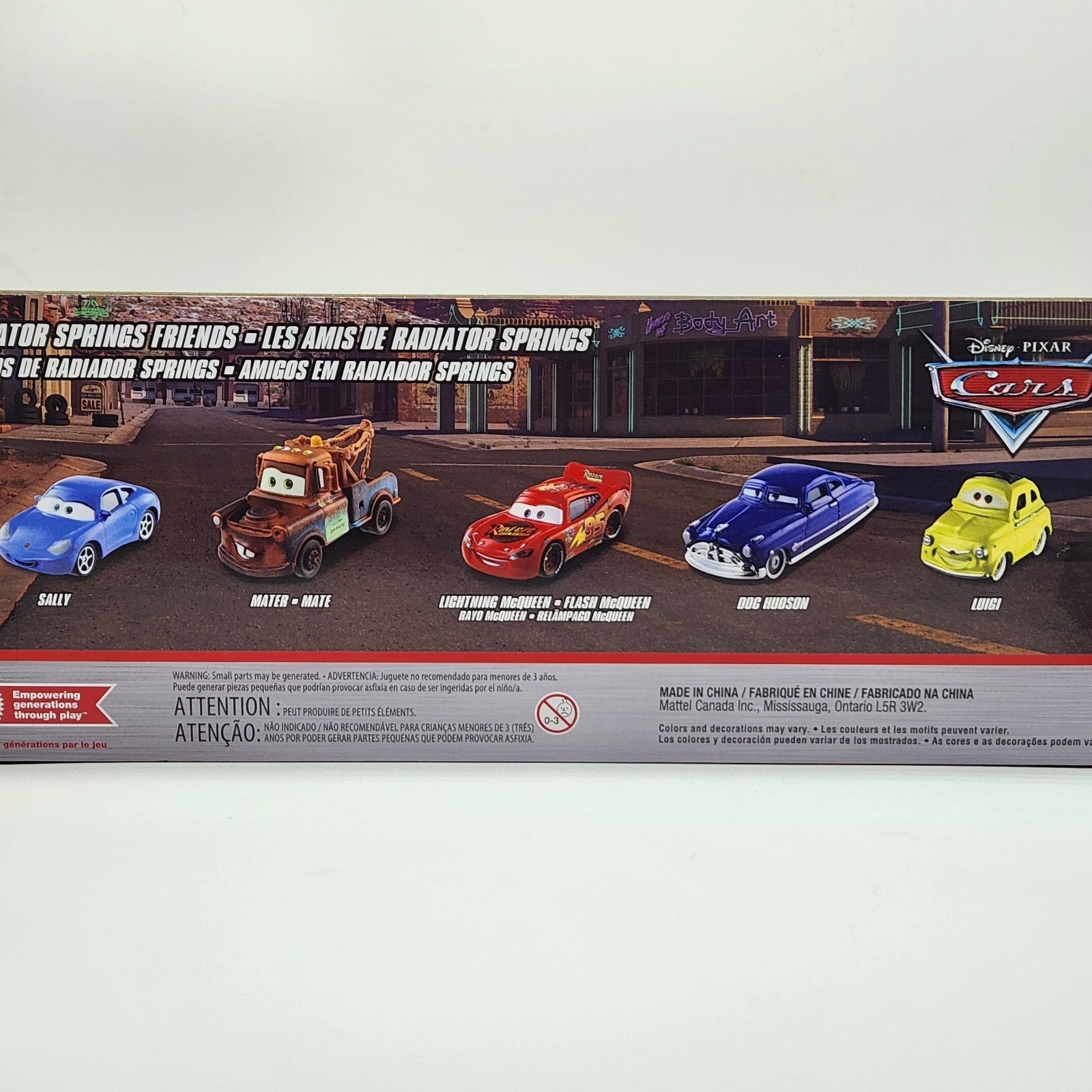 Radiator Springs Friends 5 pack 2026 Disney Pixar Cars Luigi Doc Mater 1:554