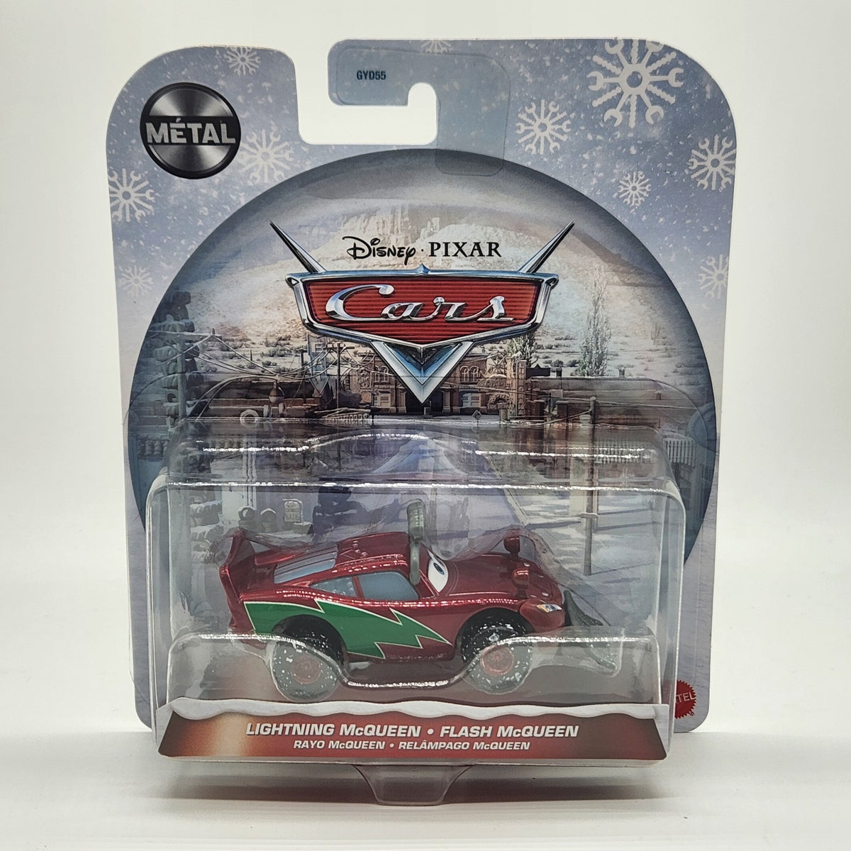Disney Pixar Cars Lightning McQueen Winter Cruisers Christmas Snow Plow 1:550