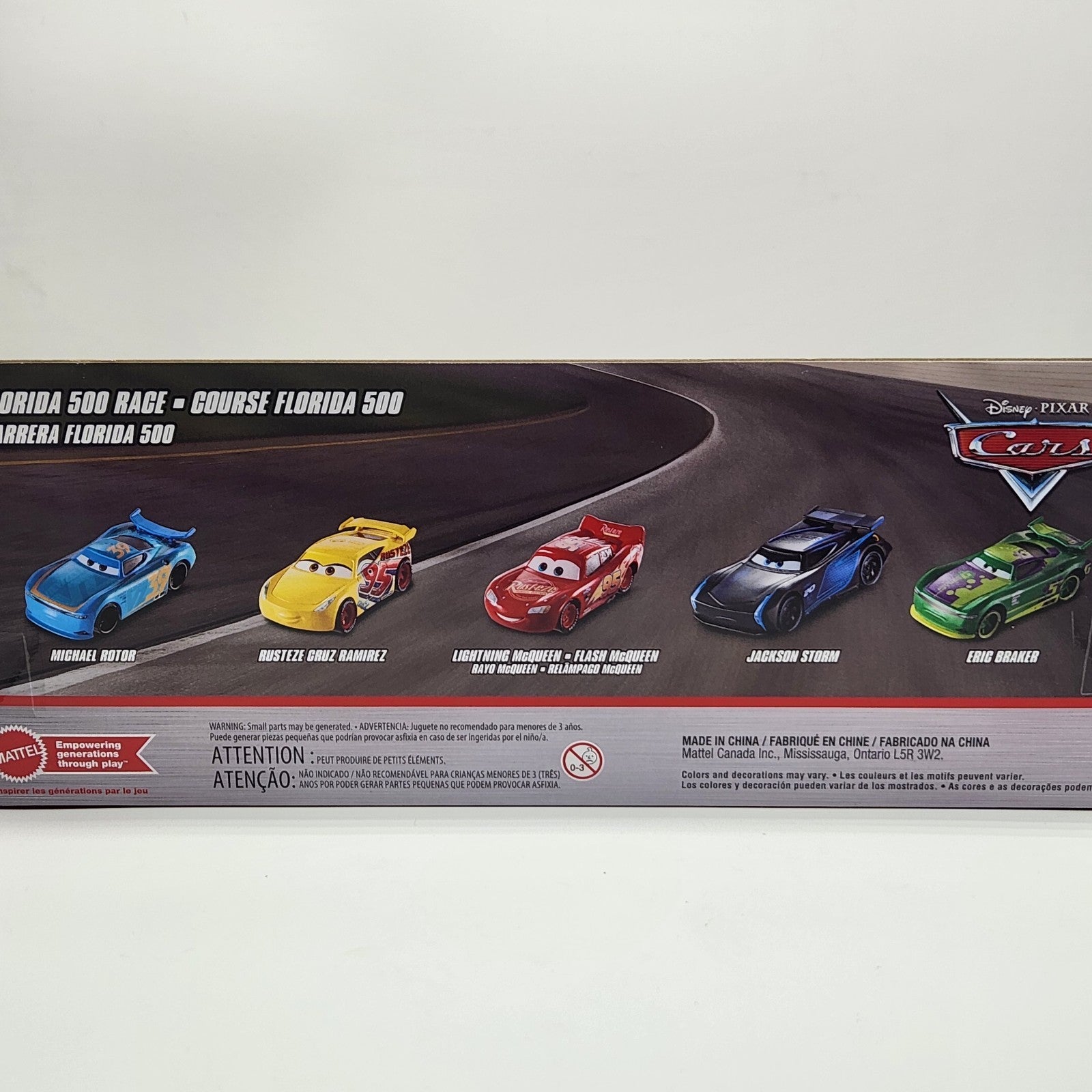 Florida 500 Race Disney Pixar Cars 5 Pack Michael Rotor Eric Braker 2026 1:555