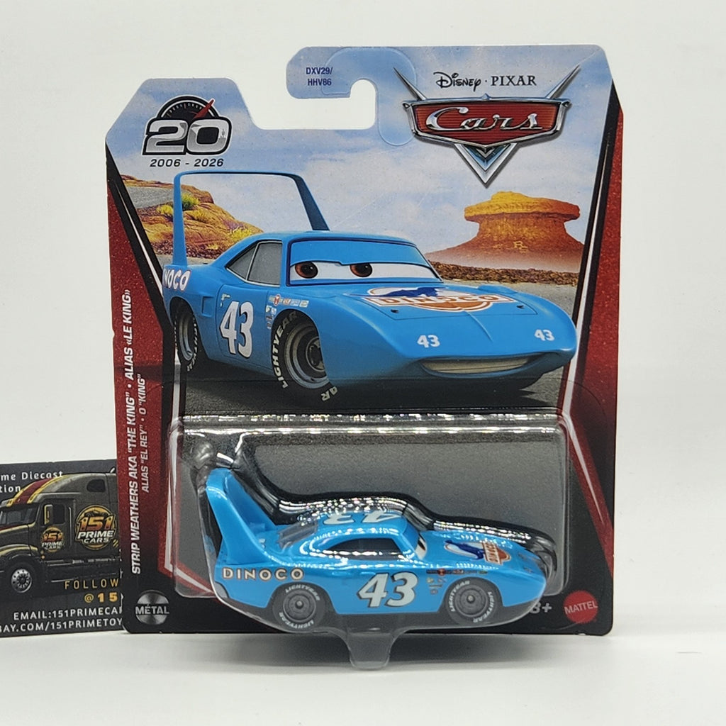 Strip Weathers The King 20th Anniversary 2026 Disney Pixar Cars 1:55 New0