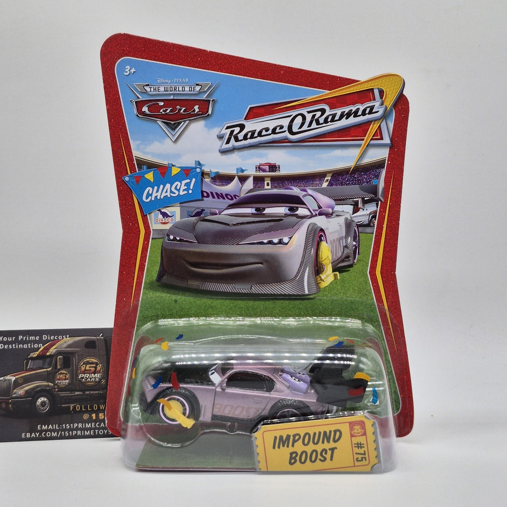 Disney Pixar Cars IMPOUND BOOST World Of Cars RaceORama CHASE VARIANT #750