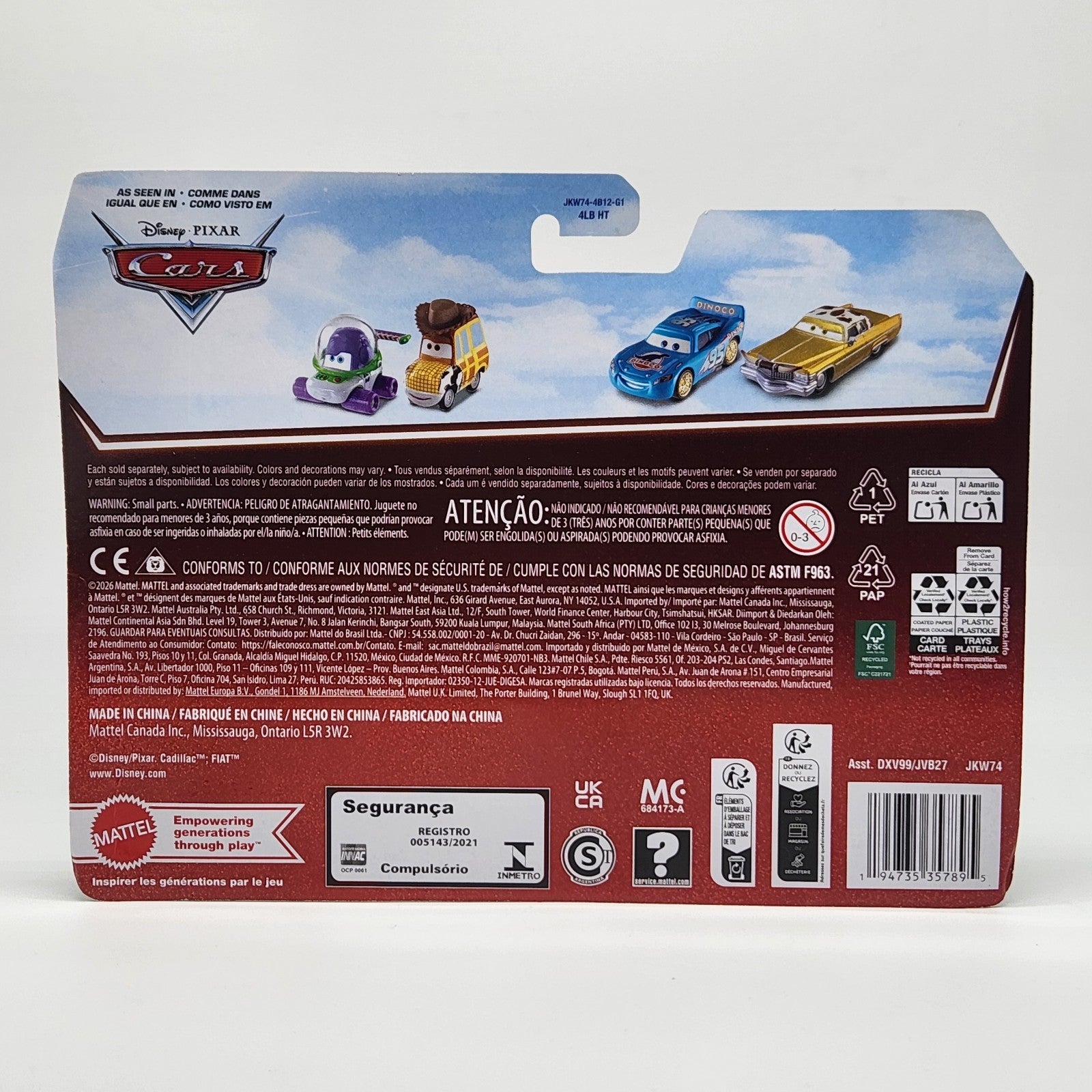 Disney Pixar Cars 20th Anniversary  2026 Red and Guido 2 Pack3