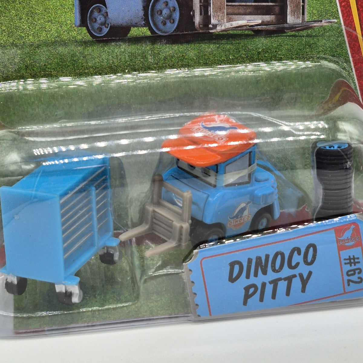 NEW Disney The World of Cars Luke Pettlework #62 Dinoco Pitty Diecast1