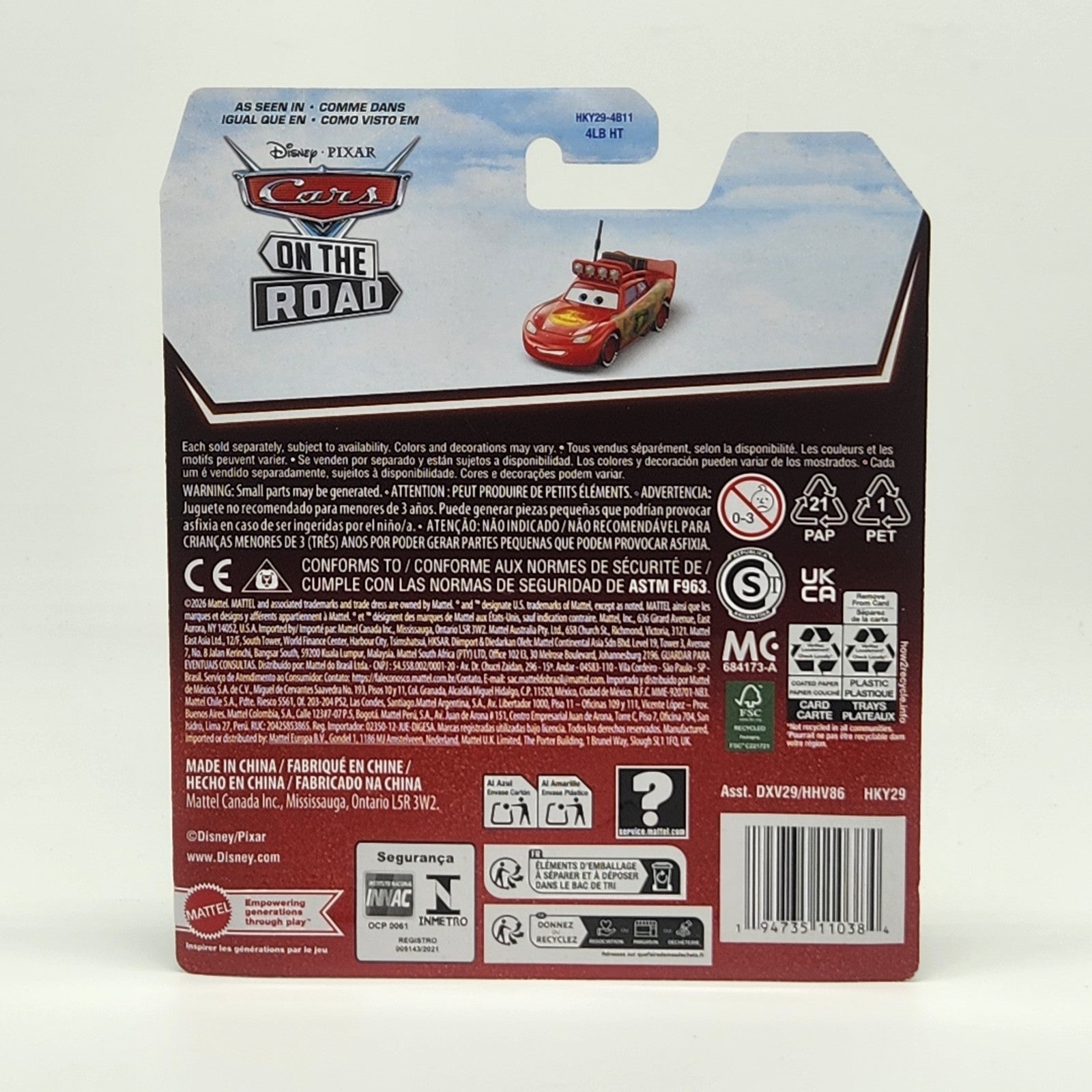 Cryptid Buster Lightning Mcqueen 20th Anniversary 2026 Disney Pixar Cars 1:55 2