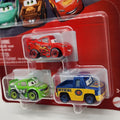 New Pixar Cars Disney Mini Racers McQueen Brick Yardley Dexter Hoover1