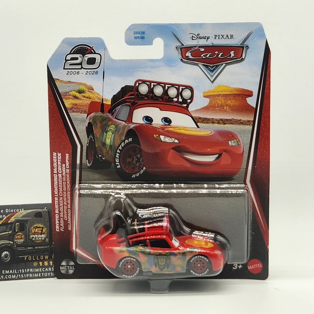Cryptid Buster Lightning Mcqueen 20th Anniversary 2026 Disney Pixar Cars 1:55 0