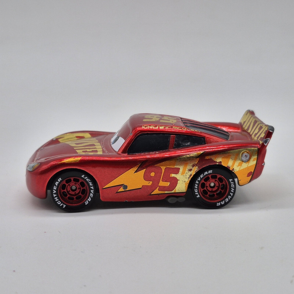 Rusteze Racing Center Lightning Mcqueen 1:55 Diecast Car LOOSE 2