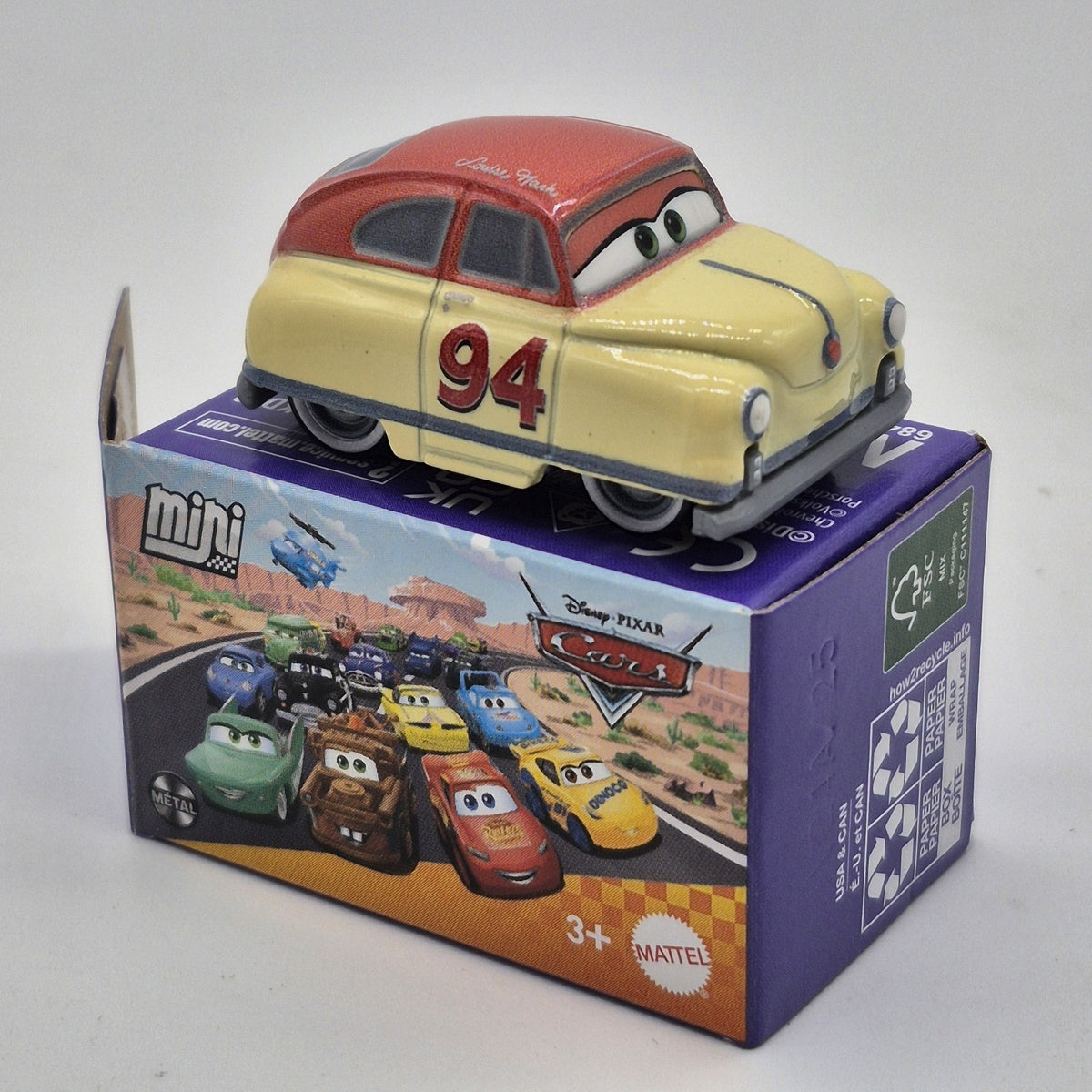 Louise Nash Disney Pixar Cars Mini Racers 1:87 Diecast Toy Thomasville Racer0