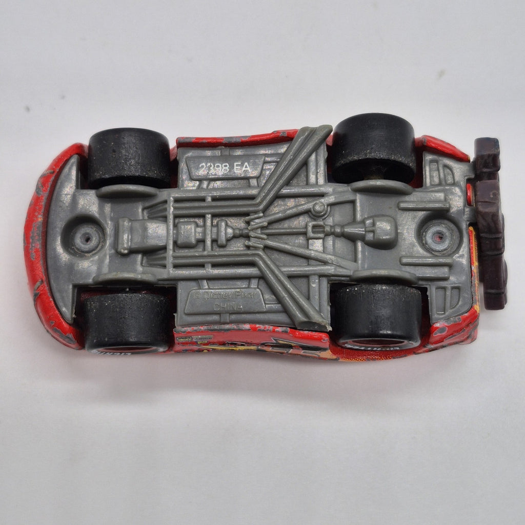 Spin Out Lightning McQueen Disney Pixar Cars 1:55 Diecast Loose Used Rough Cond.5