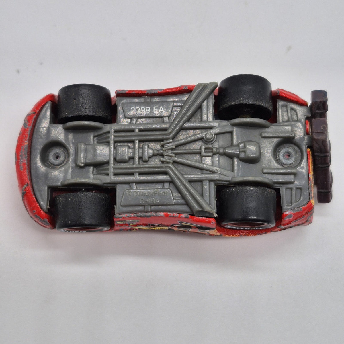 Spin Out Lightning McQueen Disney Pixar Cars 1:55 Diecast Loose Used Rough Cond.5
