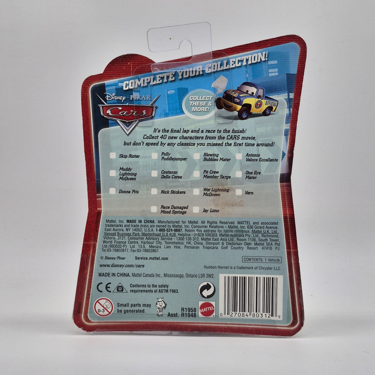 Disney Pixar Cars Fabulous Hudson Hornet #10 Final Lap Collection Sealed 2