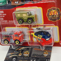 DISNEY PIXAR CARS MINI RACERS 3 PACK RACE RESCUE RED ROTOR TURBOSKY SARGE 20260