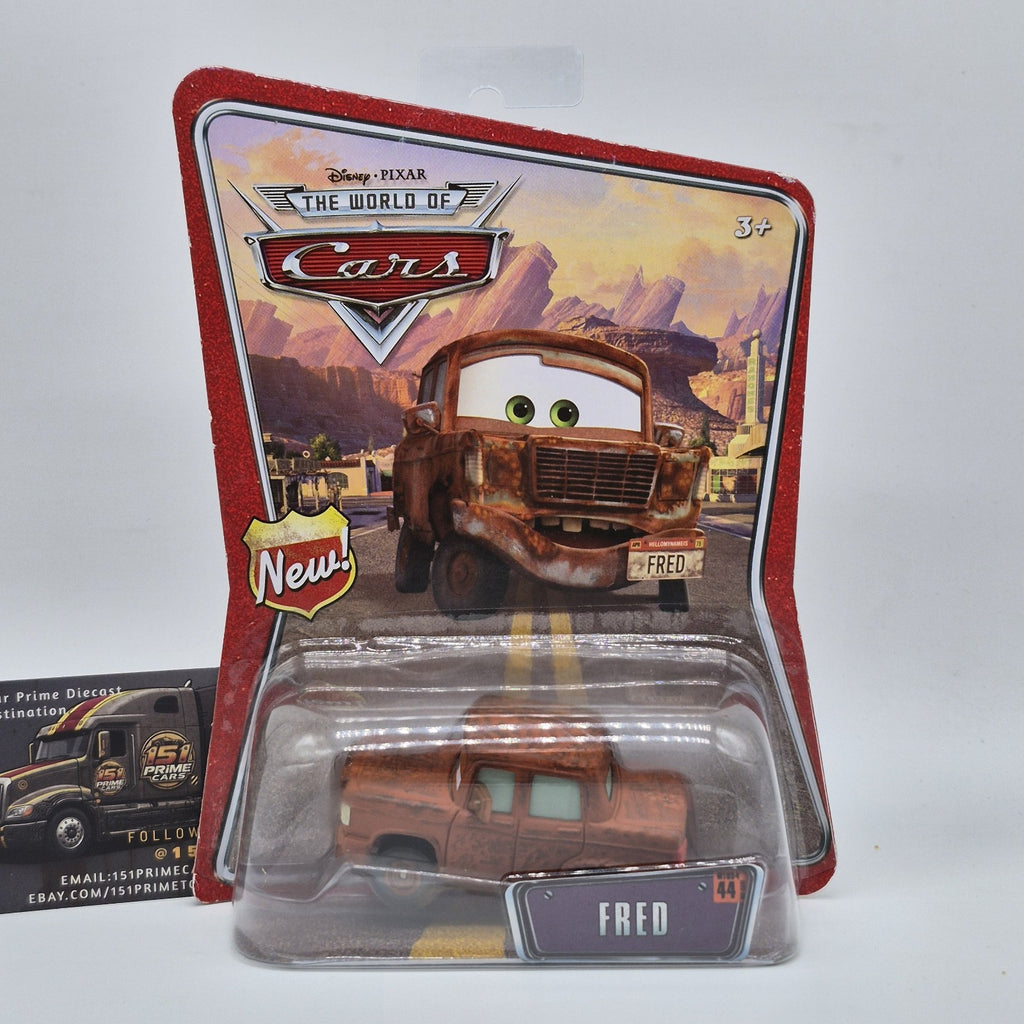 Fred Disney Pixar The World Of Cars 1:55 Diecast Toy Rusty Car 20080