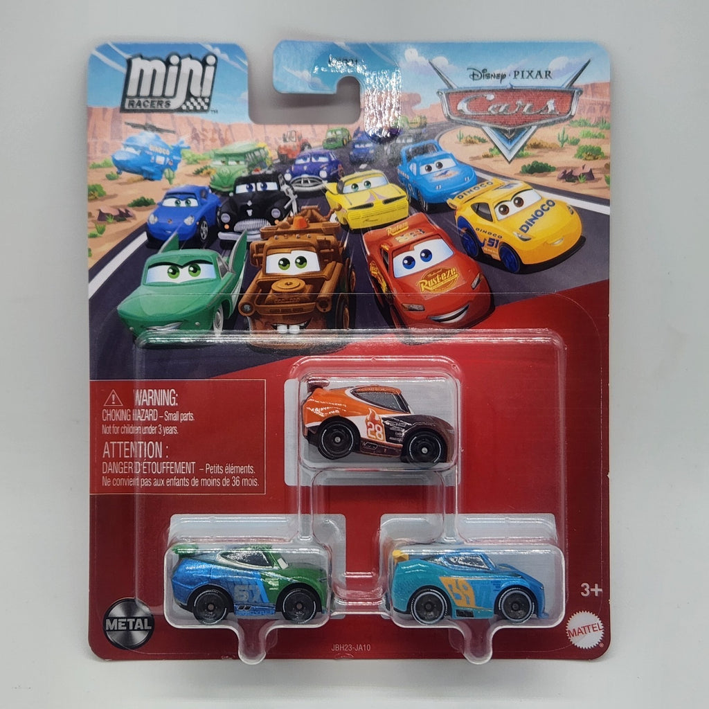 Disney and Pixar Cars Mini Racers Jim Reverick Tim Treadless Michael Rotor1
